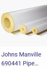 Fiberglass Pipe Insulation 36" Length